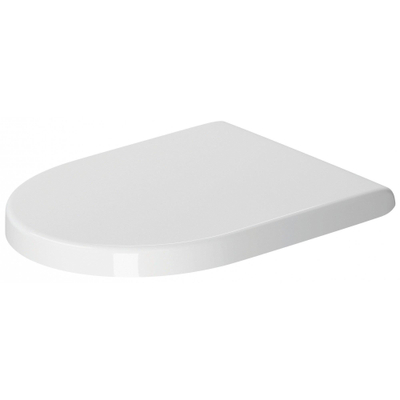 Duravit Starck 3 Vital Lunette de WC - 41.6x37.1x4.6cm - Matière synthétique blanc Brillant
