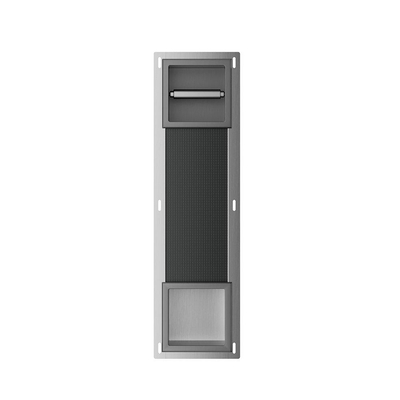 Xellanz Rocko porte-rouleau de toilette sans couvercle et porte-rouleau de réserve encastré gunmetal