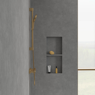Villeroy & Boch Universal Taps & Fittings Douchethermostaat - voor douche Rond - Brushed Gold (goud)