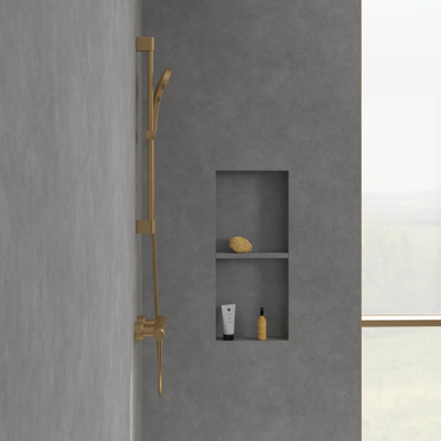 Villeroy & Boch Universal Taps & Fittings Douchethermostaat voor douche Rond - Brushed Gold (goud)