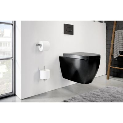 Zack Carvo Reserverolhouder - 2 rollen - geborsteld RVS