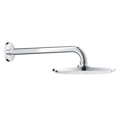 GROHE Rainshower Cosmopolitan 210 Douche de tête - 21cm - 1 jet - bras mural 28,6cm - chromé