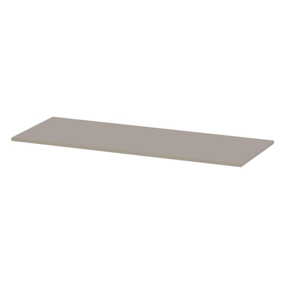 INK Topdeck Wastafelblad - 120x45x2cm - tbv onderkast - MDF lak - Kasjmier grijs mat