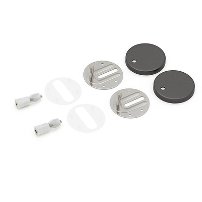 QeramiQ Dely Kit de fixation - abattant WC - gunmetal