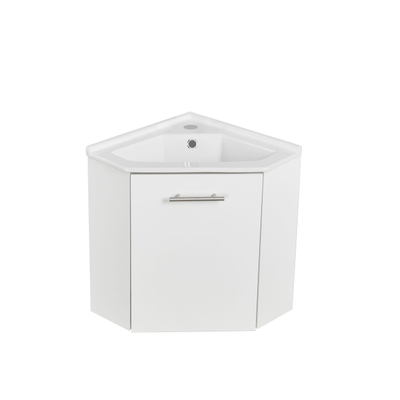 Allibert corner set de lave-mains 58x53cm blanc brillant