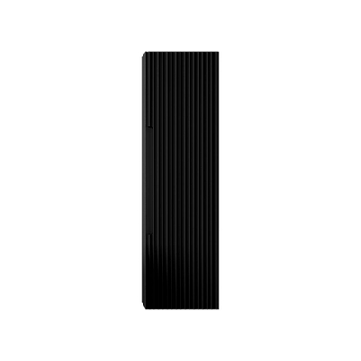 Saniclass Prime Balance Armoire haute - 120x34.5x26.9cm - 1 porte - noir mat - MDF