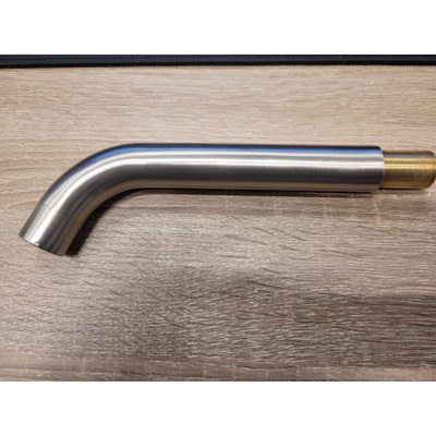 Fortifura Calvi uitloop los tbv van inbouw wastafelmengkraan SW377860 Geborsteld RVS PVD (RVS) OUTLETSTORE