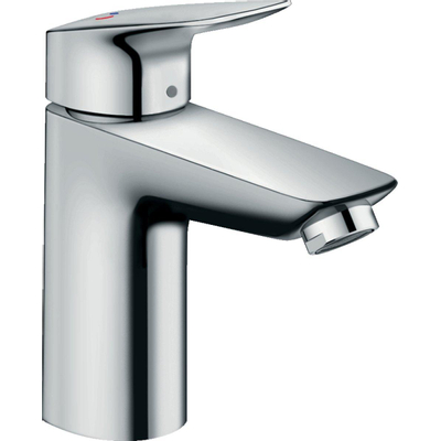 Hansgrohe Logis Eengreeps wastafelmengkraan - 100 - coolstart - zonder afvoer - hoogglans chroom