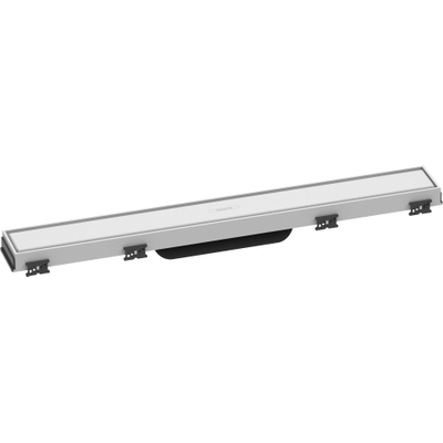 Hansgrohe RainDrain Match Douchegoot - 60cm - hoogte verstelbaar frame - mat wit