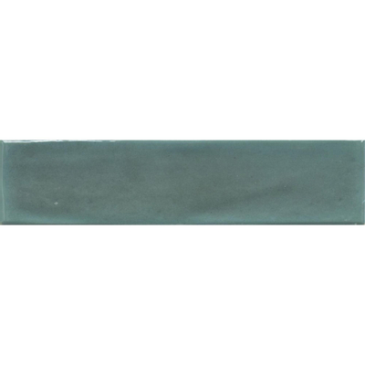 Cifre Cerámica Opal Emerald glans 7.5x30cm Wandtegel Vintage look Glans Groen