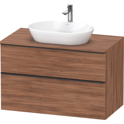 Duravit D-neo Meuble sous vasque 100x55x66.4cm 2 tiroirs Noisetier mat