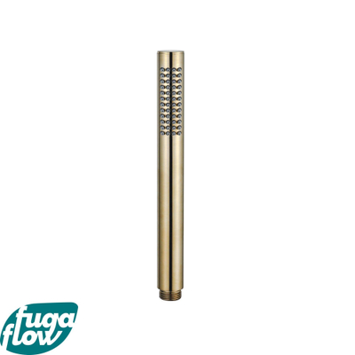 FugaFlow Eccelente Sobrado Ensemble de douche glijstangset 90cm avec douchette à main et flexible de douche lisse PVD Laiton brossé