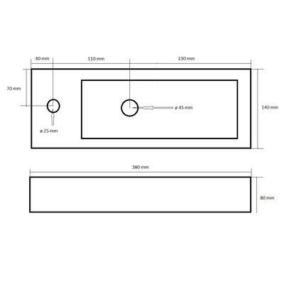 Best Design Queen fontein Links 38x14x8 cm