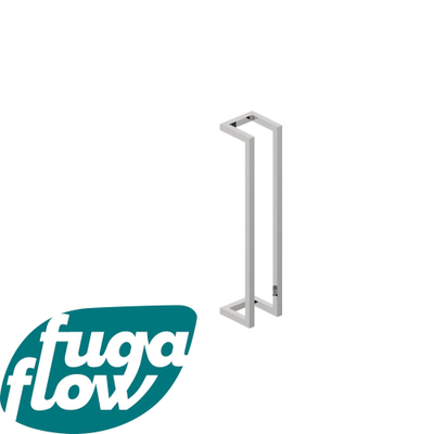 FugaFlow Efficiente Acces Handdoekrek - 60x12.5x12.5cm - chroom