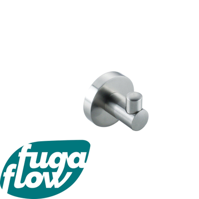 FugaFlow Eccelente Acces Handdoekhaak - enkel - rond - geborsteld RVS PVD