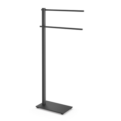 Zack CARVO handdoekstandaard, zwart OUTLETSTORE