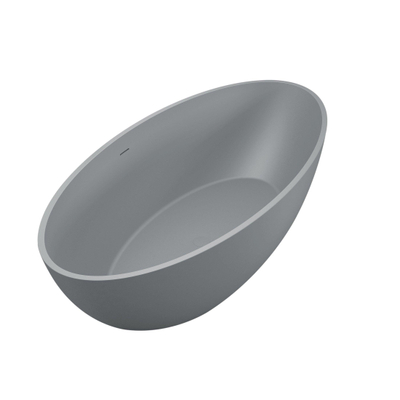 Best Design New Stone vrijstaand bad 180x90x58cm solid surface met overloop lava SHOWROOMMODEL