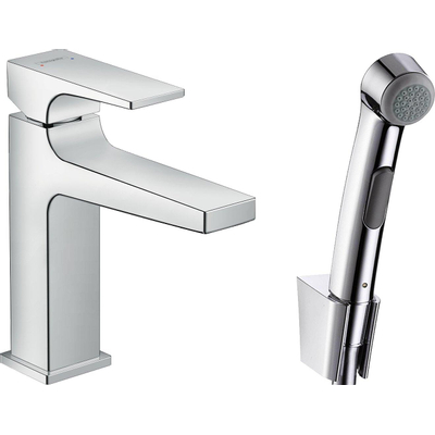 Hansgrohe Metropol Wastafelkraan - 160 met 1jet - handdouche - hoogglans chroom