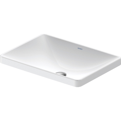 Duravit D-Neo Lavabo encastré 60x44x14.5cm 1 trou de robinet rectangulaire Céramique Blanc
