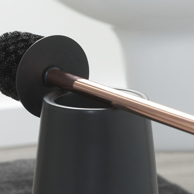 Sealskin Conical Toiletborstelhouder Porselein Zwart
