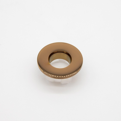 Fortifura Calvi luxe Bague de trop-plein - 3cm - adaptée aux lavabos - Cuivre brossé PVD (Cuivre)