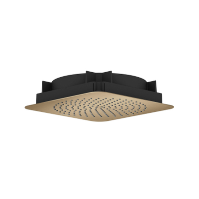 AXOR Citterio C douche de tête - 27x27cm - encastré au plafond - brushed bronze