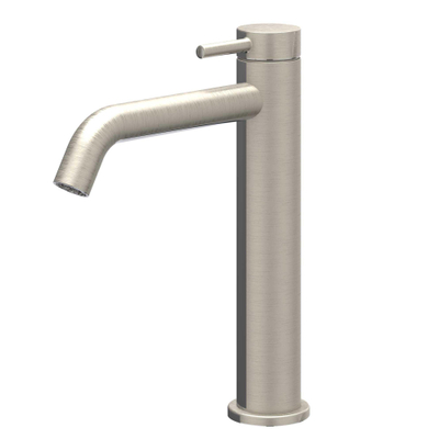 Ivy Bond wastafelkraan - opbouw - 1-gats - voorsprong 14.9cm - PVD - geborsteld nikkel (rvs)