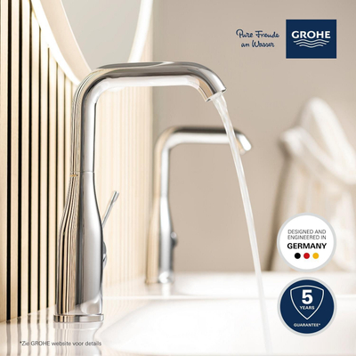 GROHE Essence Wastafelkraan Opbouw - uitloop 12.7cm - L-size - chroom