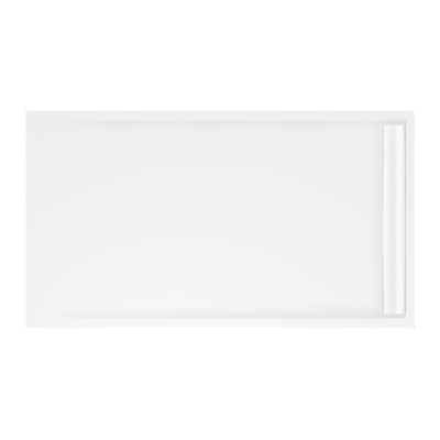 Xenz Easy Tray douchevloer - 150x90x5cm - acryl - zonder gootcover - wit
