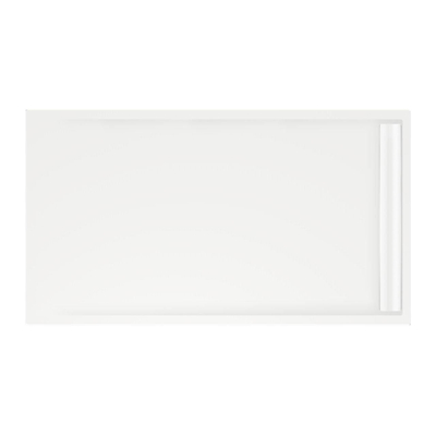 Xenz easy-tray sol de douche 150x90x5cm rectangle acrylique blanc