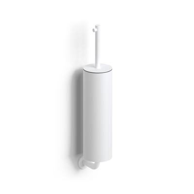 Clou Kaldur ensemble balayette WC modèle mural blanc mat