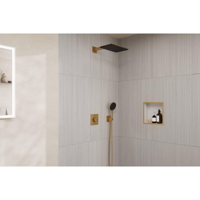 Hansgrohe Raindance Alive Q douche de tête - 34x21cm - encastré - brushed bronze
