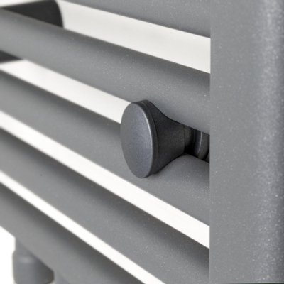 Rosani Exclusive line 2.0 radiator 40x120cm 438watt recht middenaansluiting structuur grijs metallic