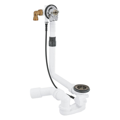 Grohe Talentofill Badafvoer - badvuller - voor normale baden - brushed hard graphite (antraciet)