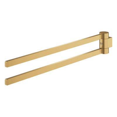 Grohe Selection Handdoekhouder - 40cm - dubbel - draaibaar - brushed cool sunrise (goud)