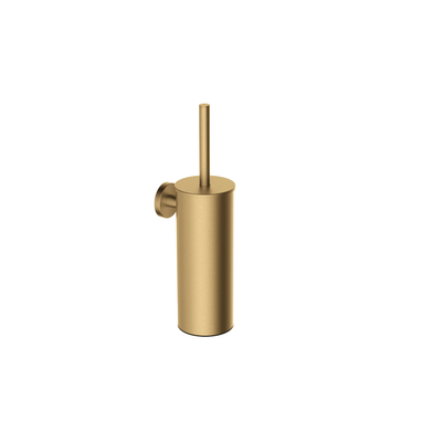 Wiesbaden Alonzo Toiletborstel - met houder - PVD - geborsteld messing (goud)
