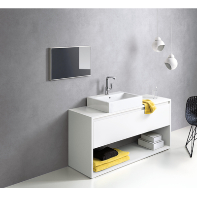 Hansgrohe Metris Wastafelkraan - met hoge - draaibare uitloop - met waste - hoogglans chroom