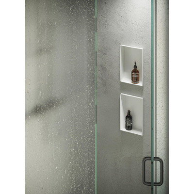 Looox Colour BoX niche encastrée - 15x30x10cm - acier inoxydable blanc mat