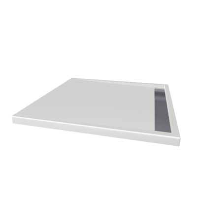 Xenz Easy Tray douchevloer - 100x100x5cm - acryl - zonder gootcover - wit