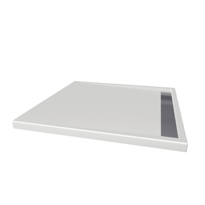 Xenz easy tray douchevloer 100x100x5cm rechthoek acryl wit