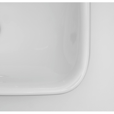 Duravit Durastyle Lavabo à encastrer 60x43cm sans trop plein sans trou pour robinetterie avec Wondergliss blanc