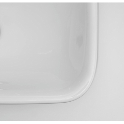 Duravit DuraStyle lavabo encastré avec trop-plein avec trou de robinet 61,5x49,5cm avec WonderGliss blanc