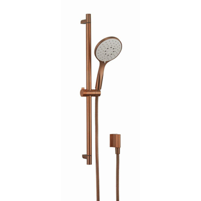 Crosswater MPRO Ensemble de douche - barre de douche 70cm - douchette 3 jets - flexible 150cm - Bronze brossé