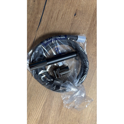 Hotbath Cobber M443 staafhanddouche met wandsteun en doucheslang 150cm zwart / chroom OUTLETSTORE