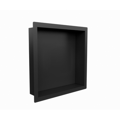 FugaFlow Arcas Inbouwnis badkamer - 30x30x10cm - mat zwart - Black Friday -