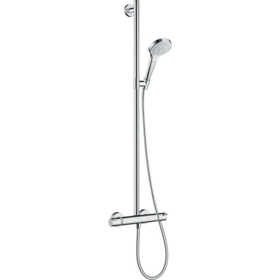 Hansgrohe Select S Croma Multi Douchekraan - thermostatisch - handdouche - doucheslang 160cm - wit/chroom