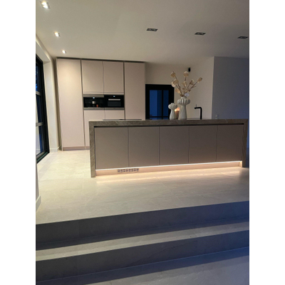 ÉCHANTILLON Edimax Astor Carrelage de sol et de mur Velvet Almond Rectifié Aspect Marbre Mat Crème