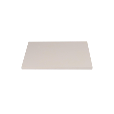 Saniclass Torino Plan vasque - 60.5x46x2.5cm - solid surface - blanc cassé