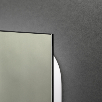 Saniclass Squared Miroir de salle de bains - 120x70cm - éclairage LED indirect - interrupteur tactile - chauffage miroir