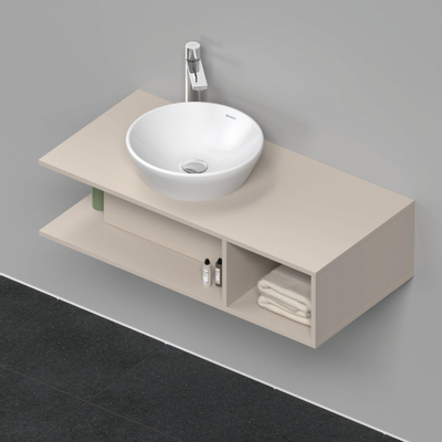 Duravit D-Neo wastafelonderkast 100x26x48cm Taupe Mat